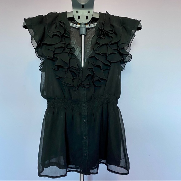 H&M | Frilled Blouse - Picture 1 of 3